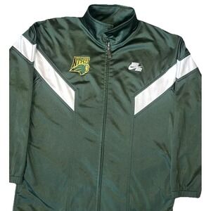 Nike Air Vintage NDSU Player Warm Up Track Jacket XL Silver Tag #4‎ Basketball
